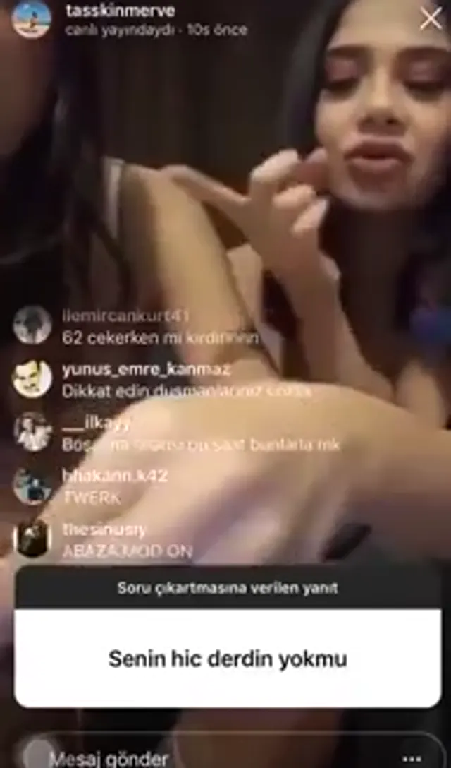 Merve Taşkın ifşa Soru Cevap canlı yayını seyret — Merve Taşkın — Canlı Yayınlar · sahne 2