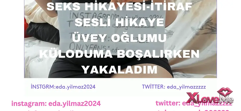 Seks Hikayesi itiraf Eda Yılmaz Üvey oğlunu yakaladı — Eda Yılmaz — Türk ifşa